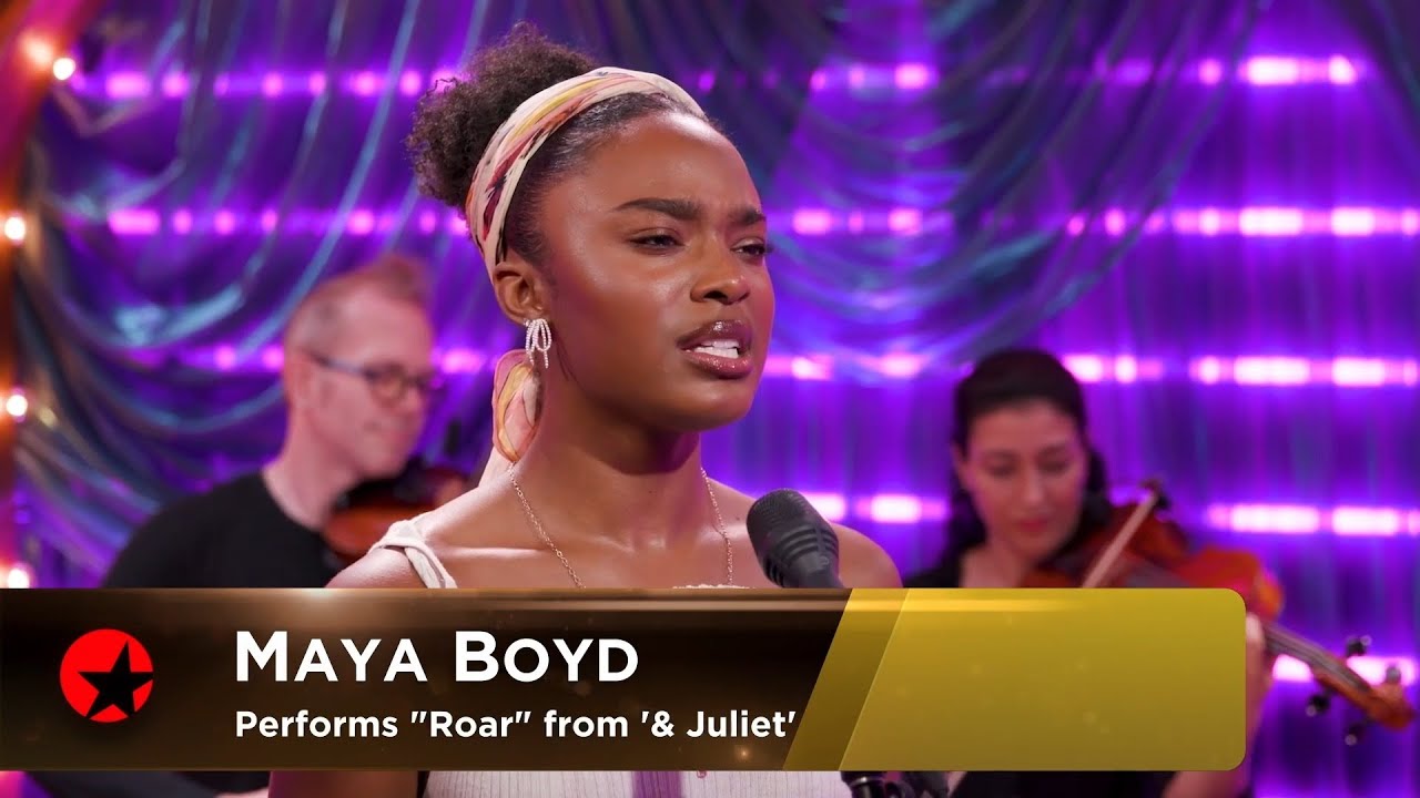 Maya Boyd of & Juliet sings "Roar"
