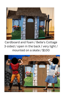 Belle's Cottage Set Piece Beauty and the Beast