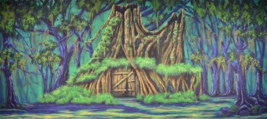 Grosh Backdrops of Shrek's House used in the show Shrek