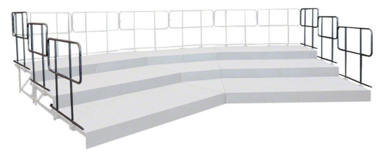 Staging 101 Side Guard Rails: