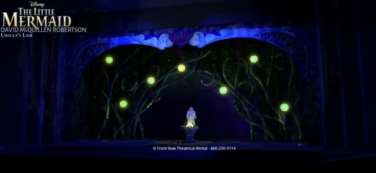 The Little Mermaid premium rental set - Ursulas' Lair - Front Row Theatrical Rental - 800-250-3114