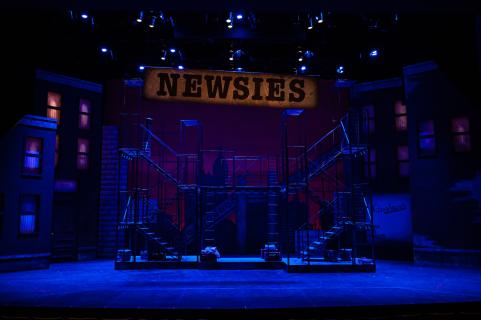 Crane River Theater Newsies Set