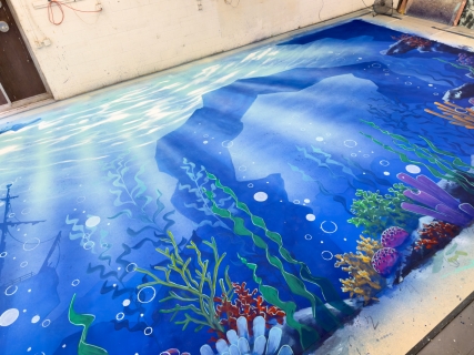 Under The Sea Stage Backdrop