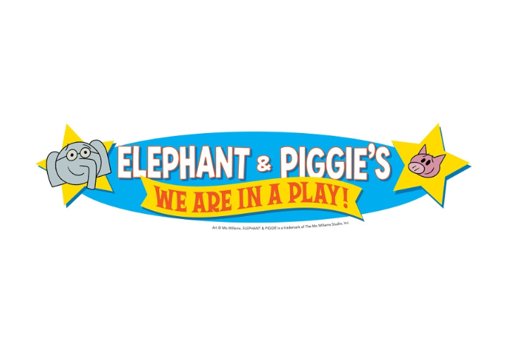 Elephant & Piggie's We're in a show logo