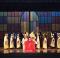 Sister Act broadway set rental ---- stained glass wall and Church --- Stagecraft Theatrical 800-499-1504