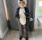 Lemur costume Madagascar onsie fluffy tail 